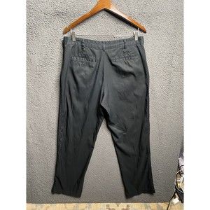 Nike Golf Men's Dri Fit Pants Size 32x34 M Black Pockets Golfing Outdoors GC